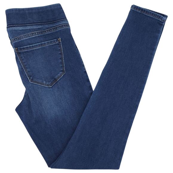 Old Navy Rockstar Jeggings Womens 4 Long Blue Stretch Denim Skinny Jeans Pull On - Picture 1 of 13